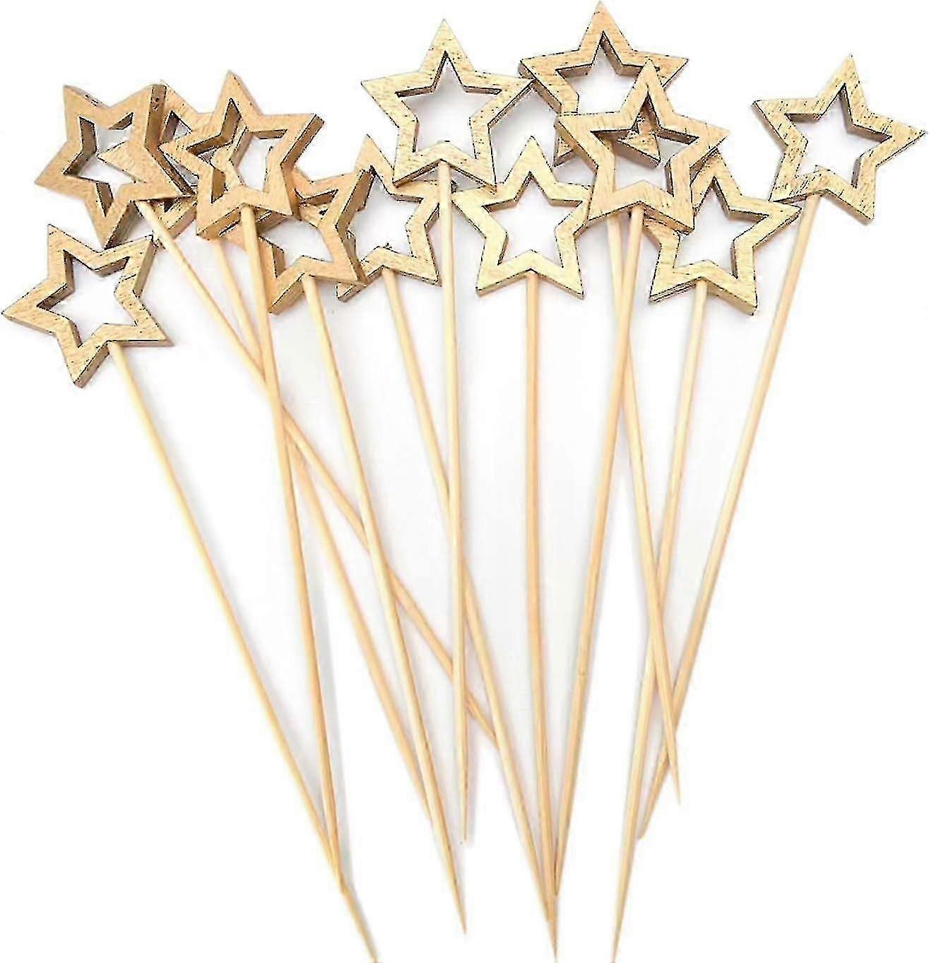 Bamboo Drink Garnish Picks 14cm