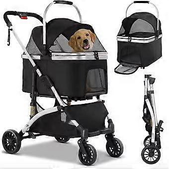 Dog stroller - Luxury pet stroller - Stroller - Dog carrier - For dogs and cats.