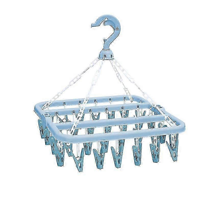 Foldable Sock Rack With 32 Pegs