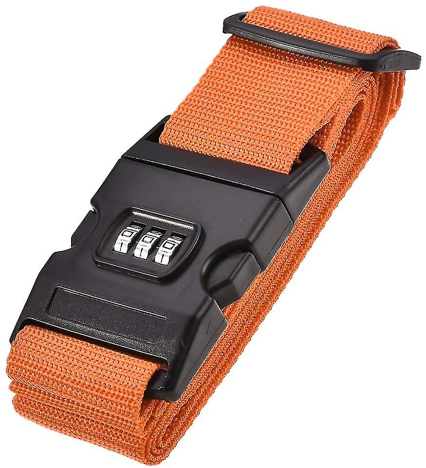 Luggage Strap Suitcase Belt With Buckle, Combination Lock, 2mx5cm Adjustable