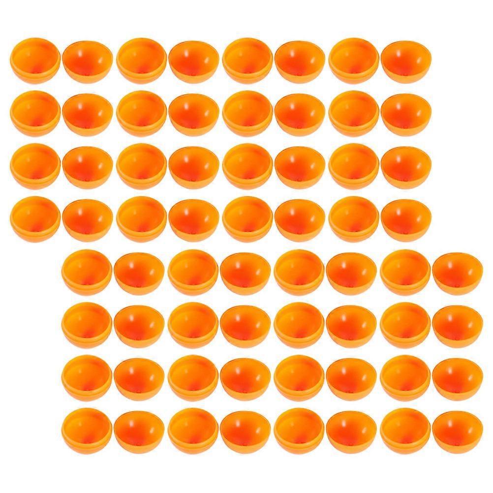 PVC Orange Balls Openable compatible with Raffle Drawings 100Pcs Set