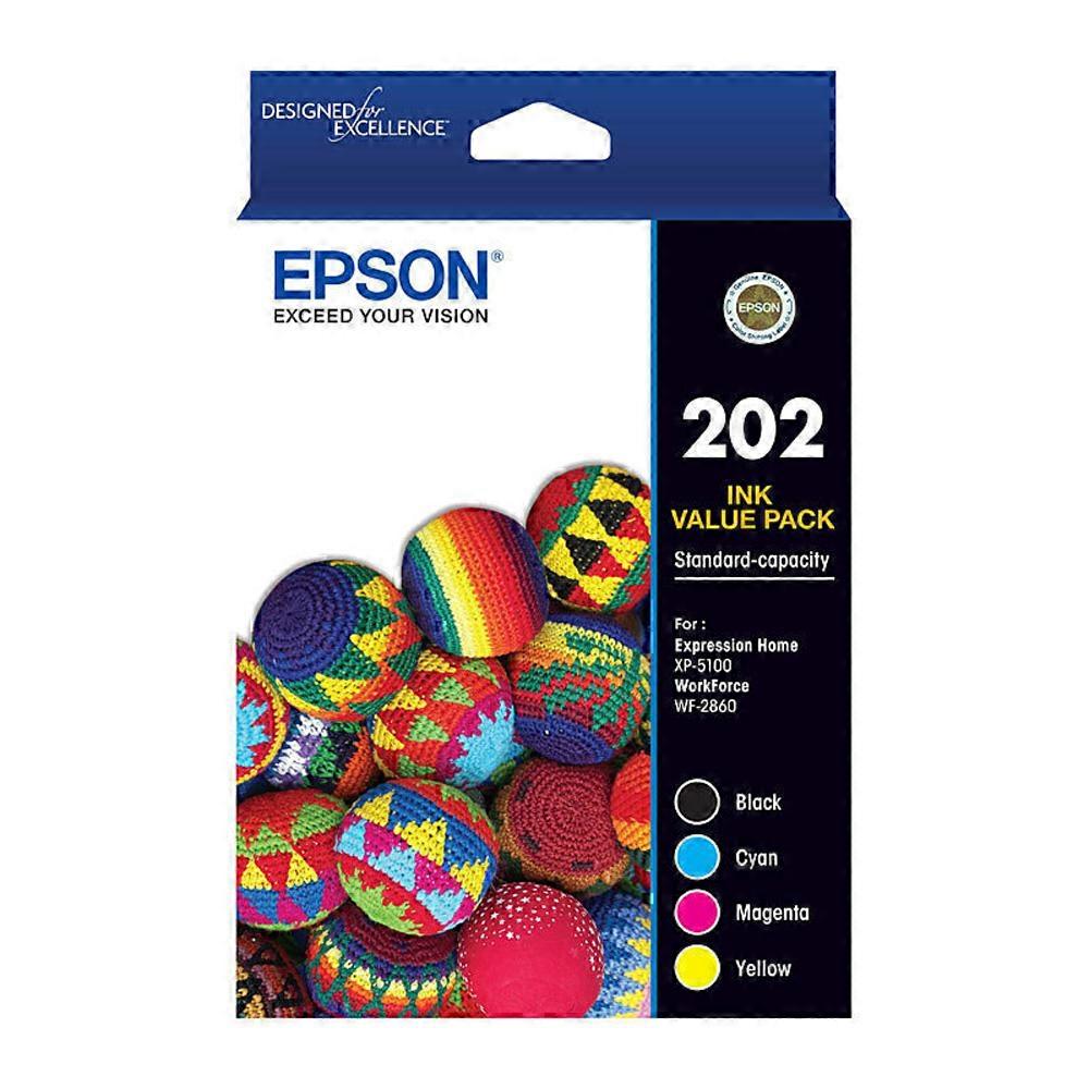 VALUE PACK Epson Compact Durable Versatile Premium Quality 202 Ink Cartridge
