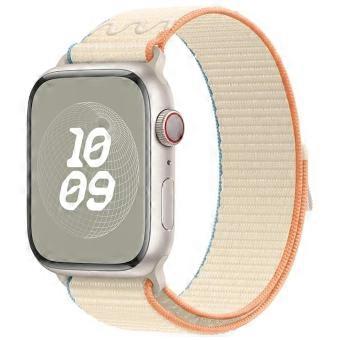 Cinturino sportivo in nylon per Apple Watch, compatibile con i modelli Ultra 2, 49mm, 46mm, 45mm, 44mm, 41mm, 42mm, 40mm, per i modelli iWatch 10, 9, 8, 7, 6, 5 e SE.