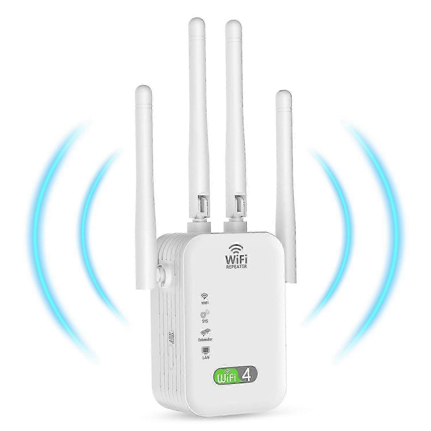 White 300Mbps WiFi Range Extender
