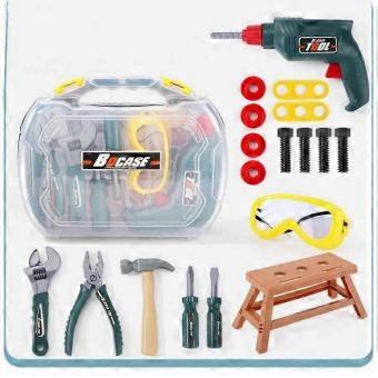 19-Piece Portable Kids Repair Toolbox