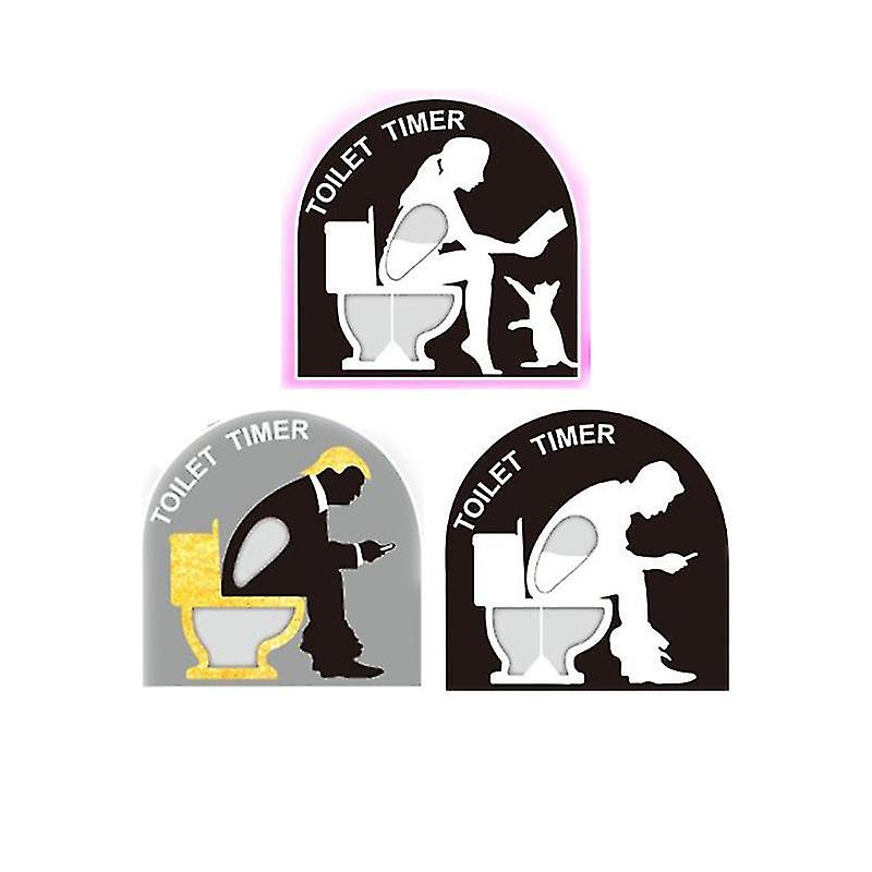 Creative Toilet Timer Countdown Machine Mechanical Alarm Clock Bathroom Tool