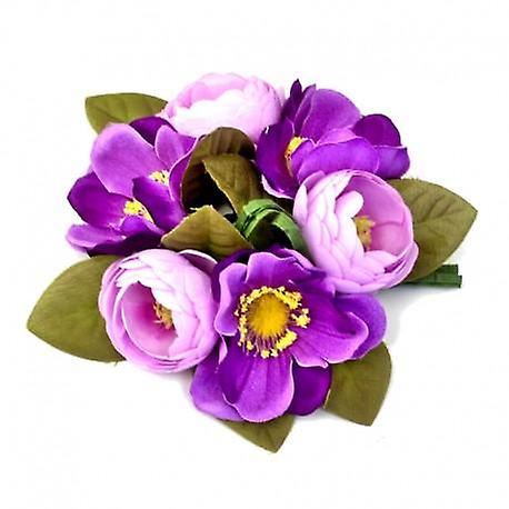 Light cuff for crown candles with anemones from Swerox