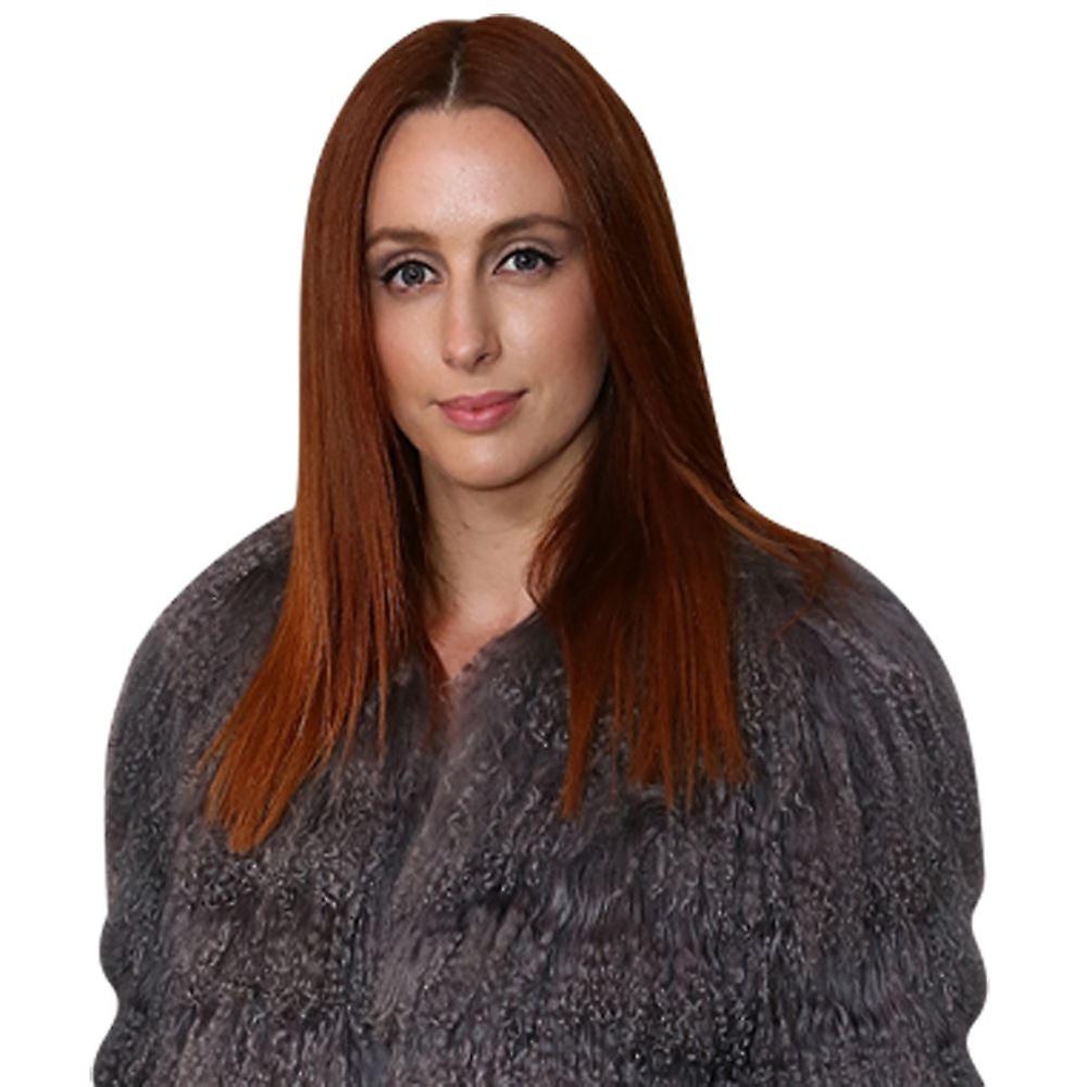 Siobhán Donaghy (röd väska) Halvkroppskompis utskärning