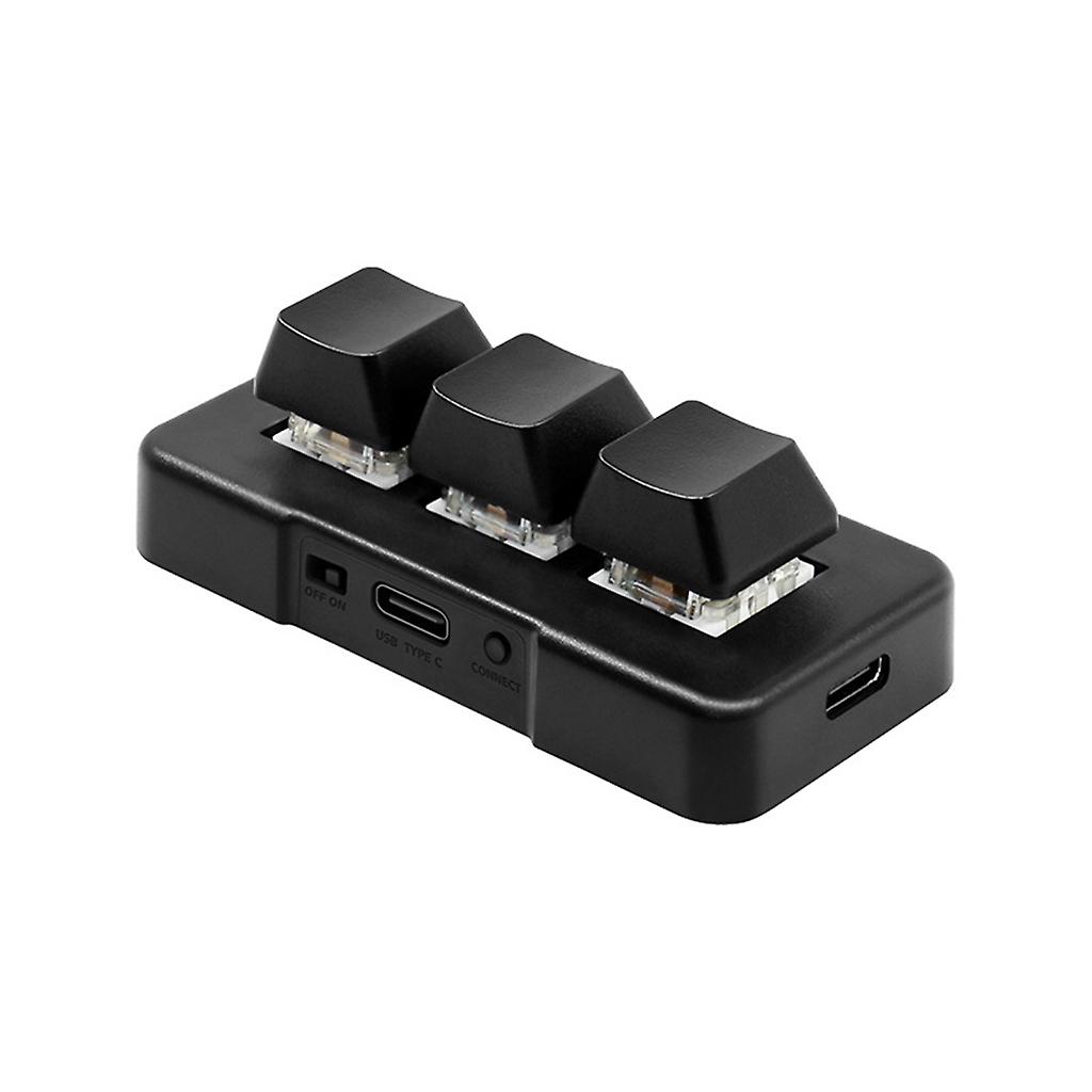 RGB 3 Keys Programming Macro Custom Keyboard For Gaming Mechanical Keyboards