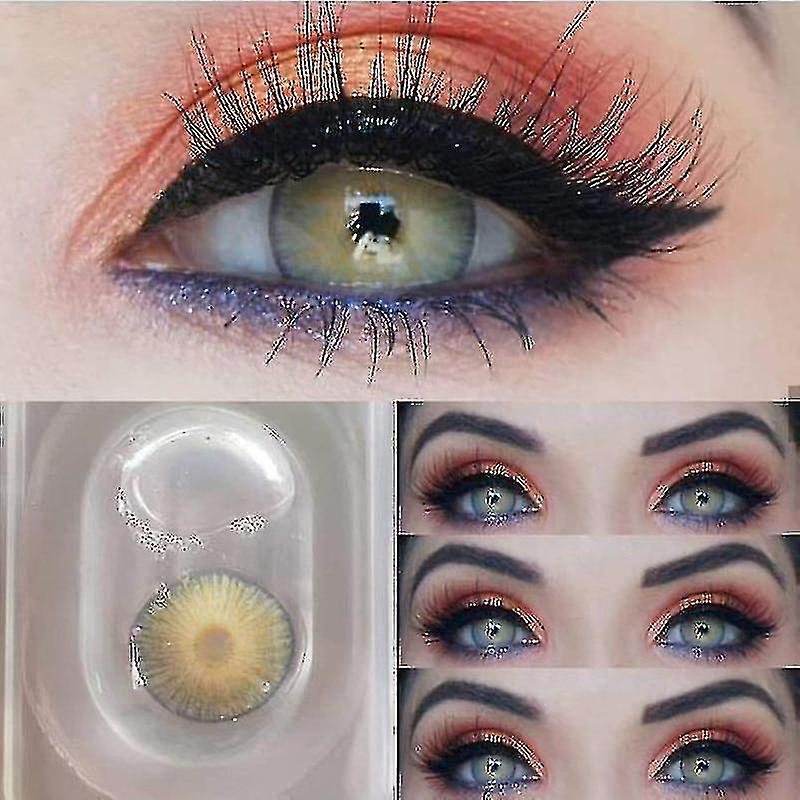 1 paire New York Blue Lentilles de contact cosmétiques Petite pupille Lentilles de contact Cosmétiques