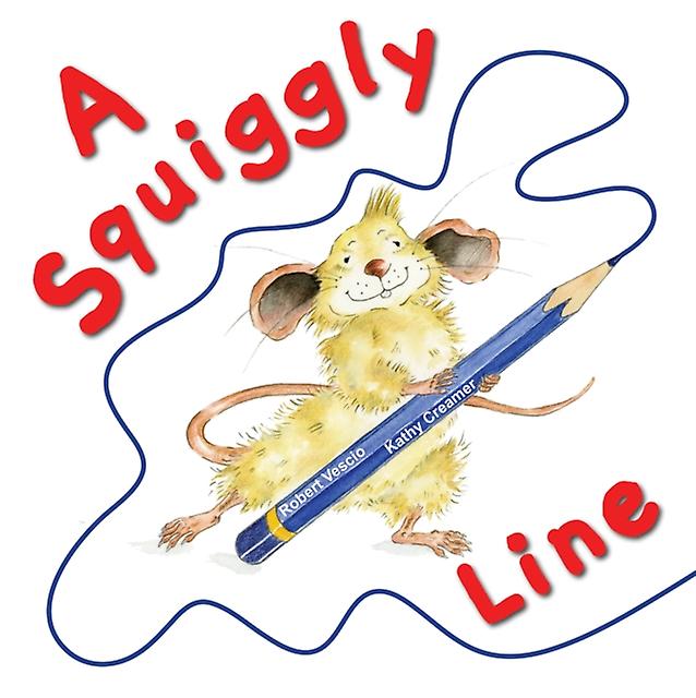 Squiggly Line A by Robert Vescio Paperback Book