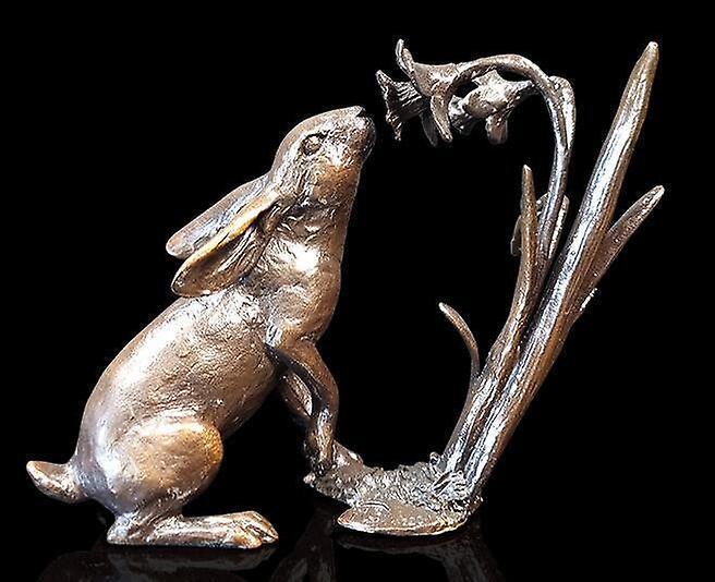 Hare With Daffodils Sculptures & Statues