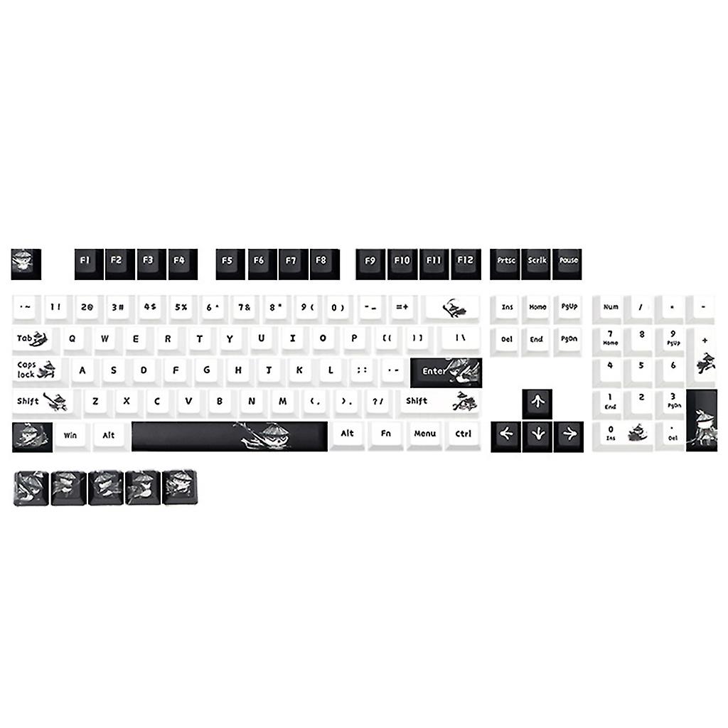 Kungfu Panda Keycap Set OEM Dye Subbed PBT Keycaps For Mx Switch DZ60 GK61 SK61