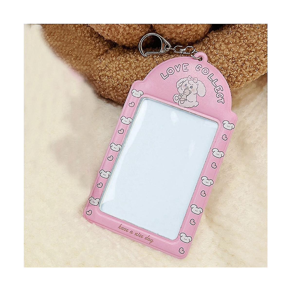 New Photo H Key Chain Photo Cover Id Set Bus Set Student