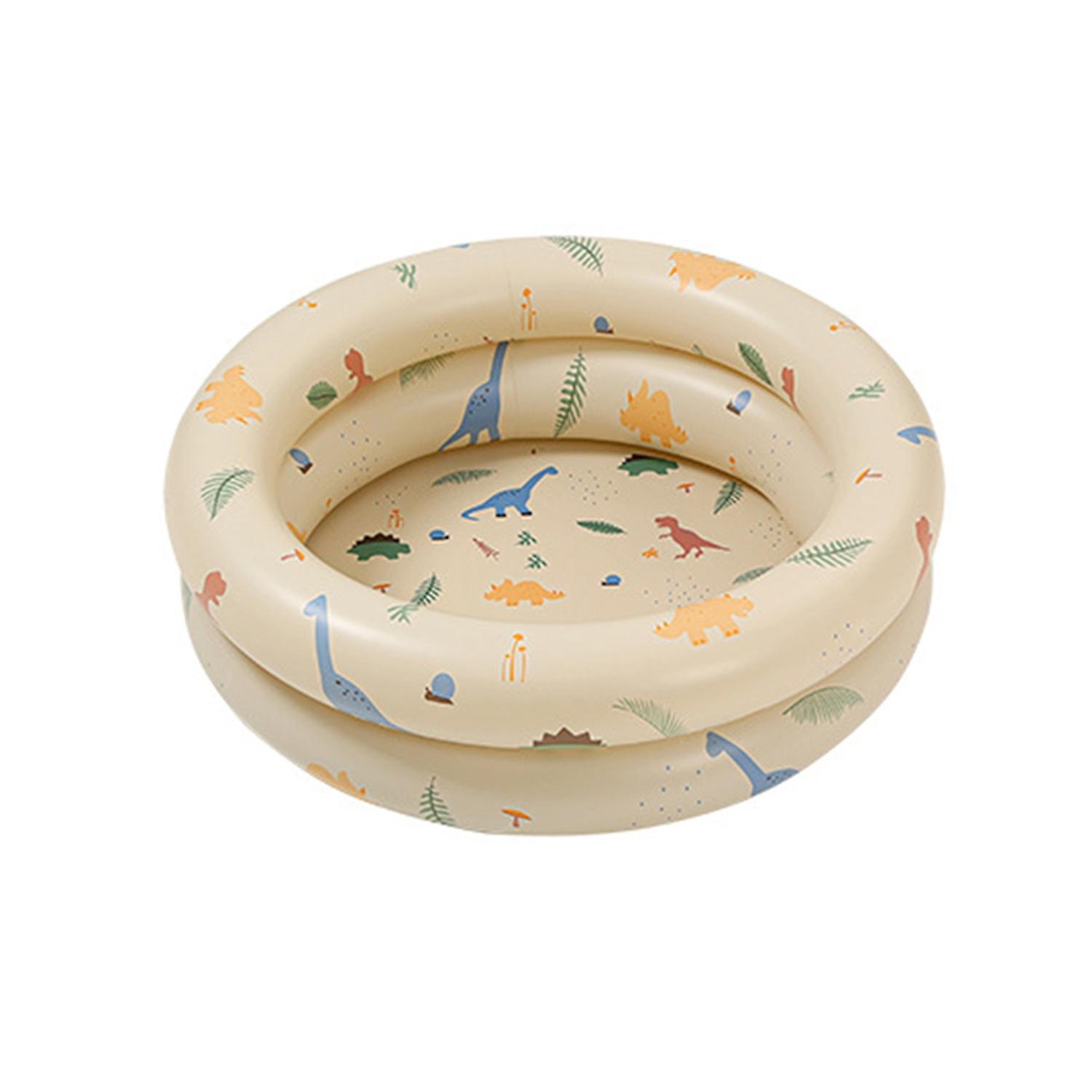 Quick Inflate Dinosaur Kiddie Pool - Perfect for Summer Fun in Backyard