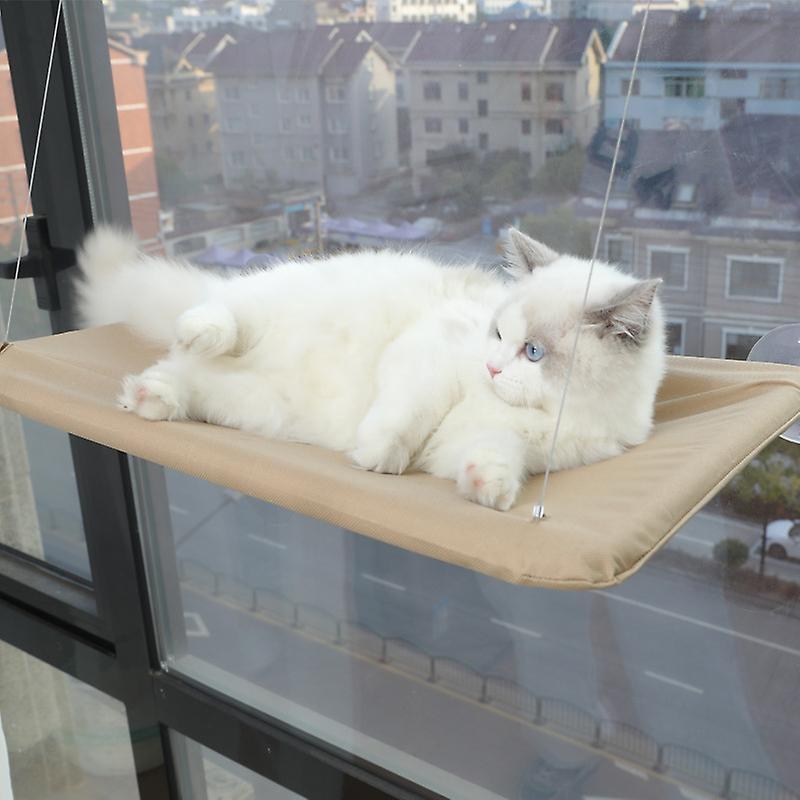 Pet Hammock Window Seat Cat Seat, Cat Hammock Window Seat With Strong Suction Cup, Window Cat Bed For Indoor Cats, Safe, Space Saving, Easy To Assembl