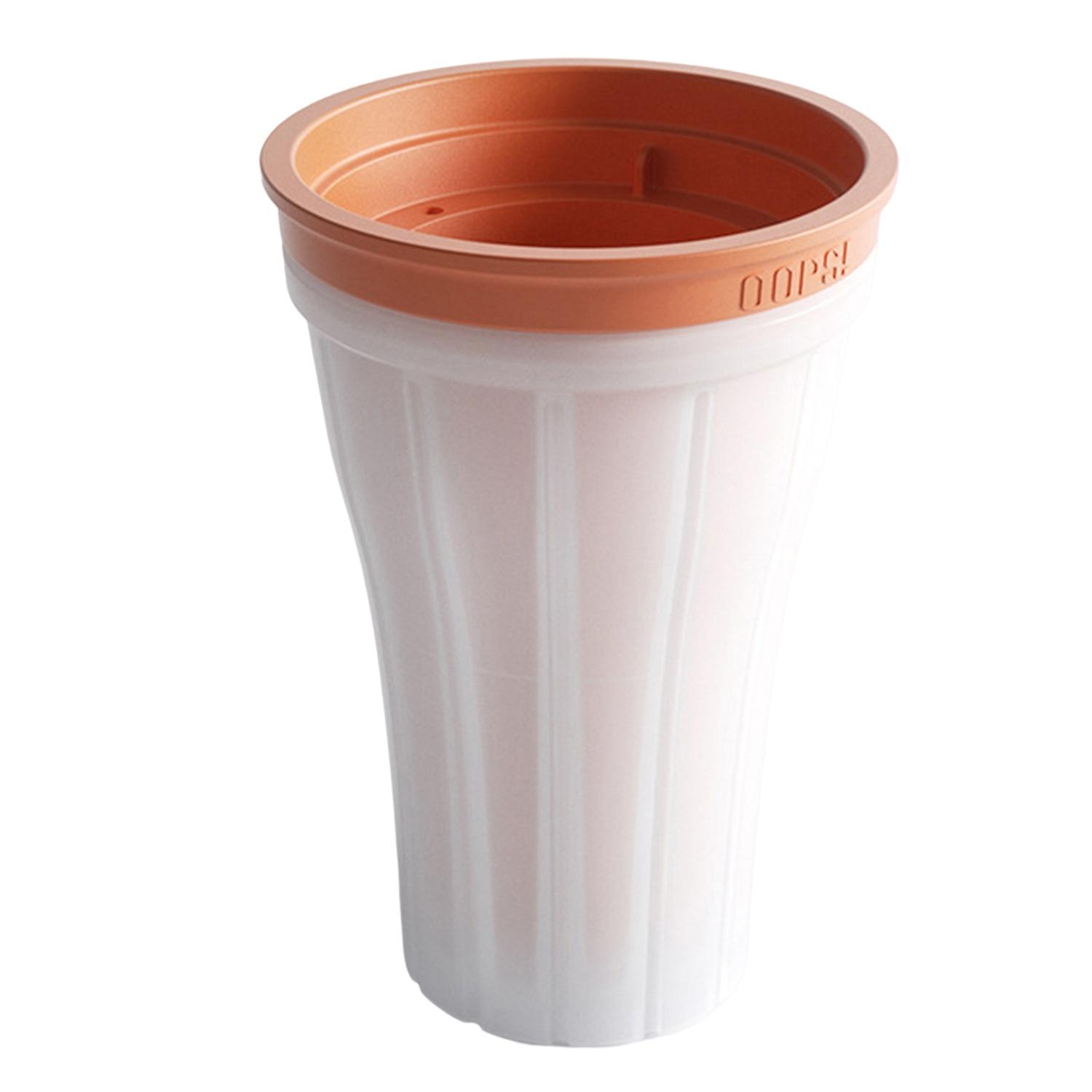 ZHOUBA Slushy Maker Cup Spillway Hole Make Cold Drink Portable Quick Squeeze Slushie Ice Maker