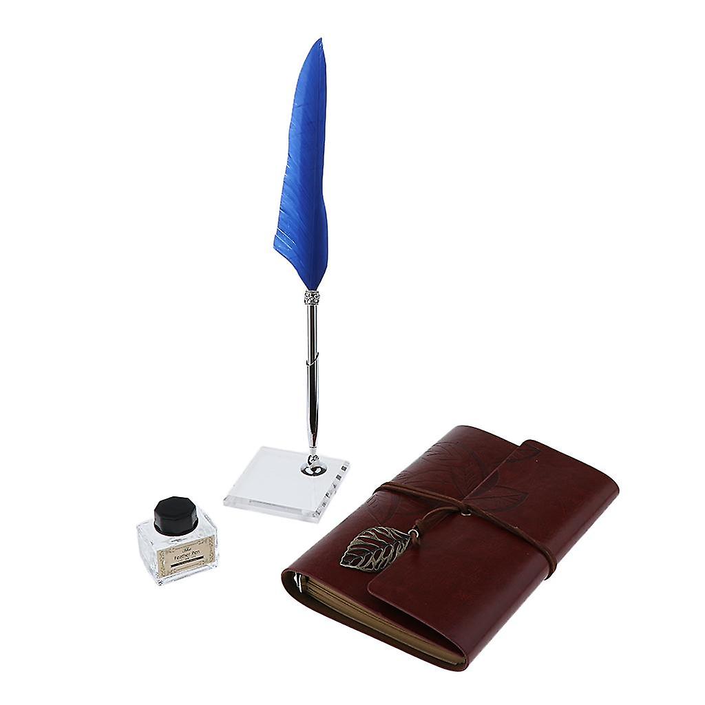 Handmade Vintage Journal Diary Notebook Leather Writing Notebook Navy Blue