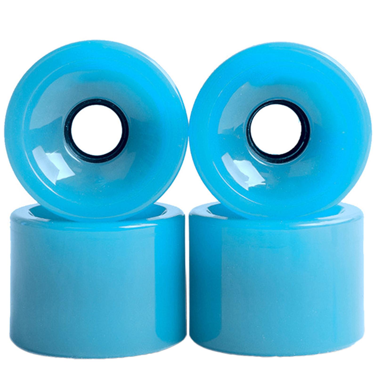 70mm Durable PU Skateboard Wheels with High Elasticity Skateboard Accessories