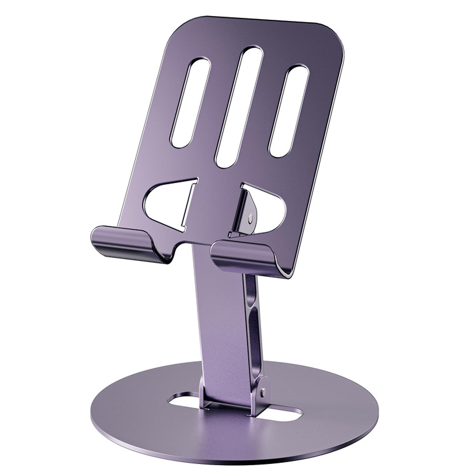 Foldable Metal Rotating Phone Holder Universal Tablet Support Bracket for Home Outdoor Office