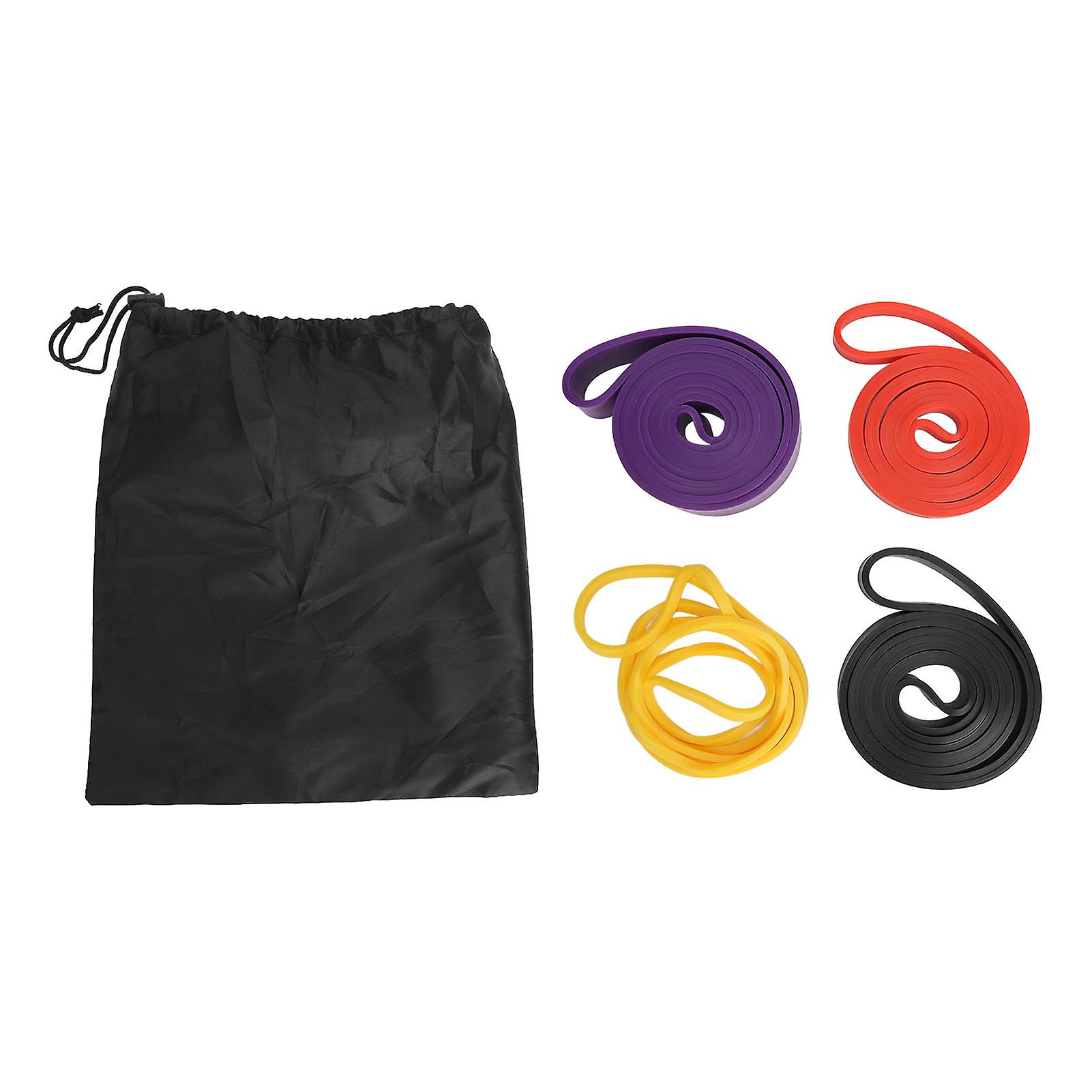Resistance Band Elastic Multifunctional Anti Slip Highly Effective Portable with Storage Bag Exercise Bands for Body Sculpting Strength Training