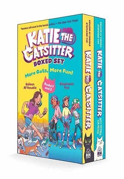 Katie The Catsitter More Cats More Fun Boxed Set Books 1 And 2 by Stephanie Yue Hardback Book