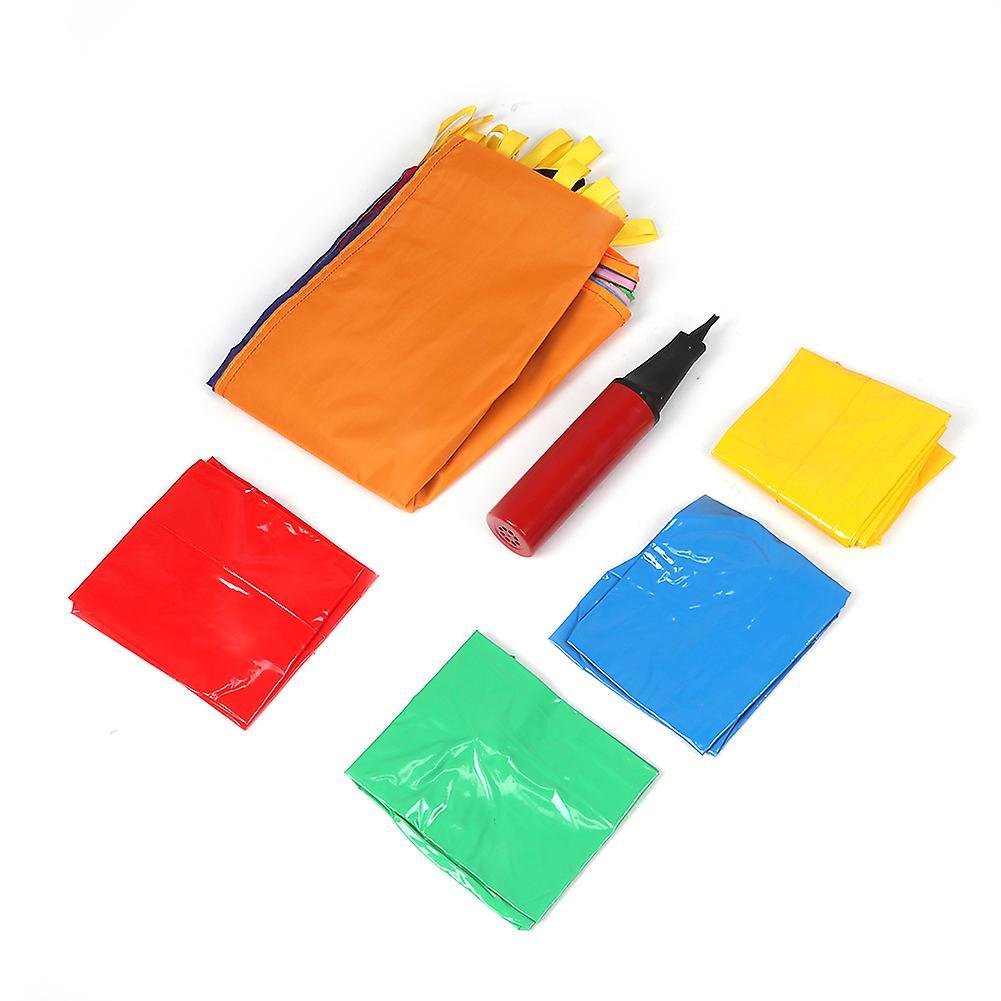 Kids Play Multi-Color Parachute Children Outdoor Game Exercise Development Toy