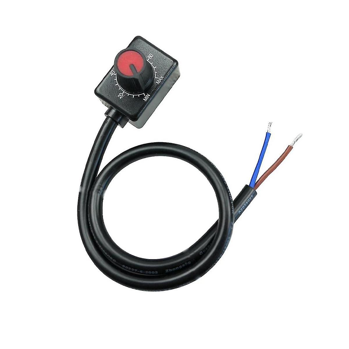 DC 0/1-10V LED Dimmer Switch Knob Type Dimming For LED Lights Shoebox UFO - Foto 4