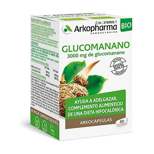 Arkocápsulas Glucomannan 80 capsules