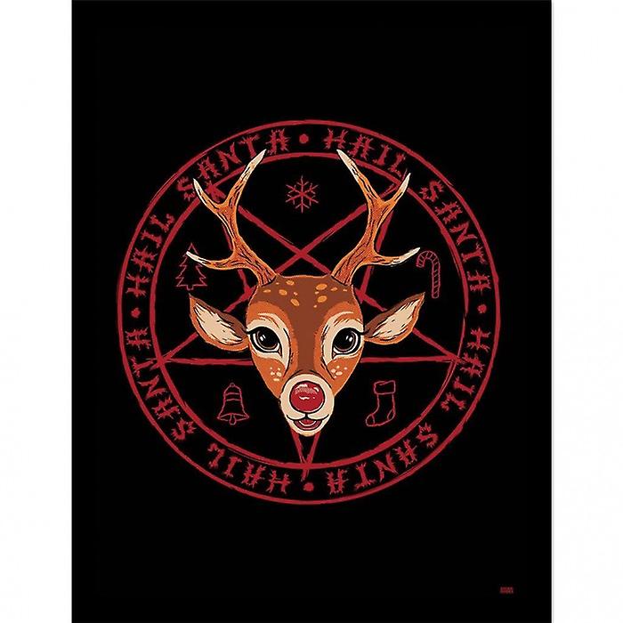 Steven Rhodes Hail Santa Framed Poster