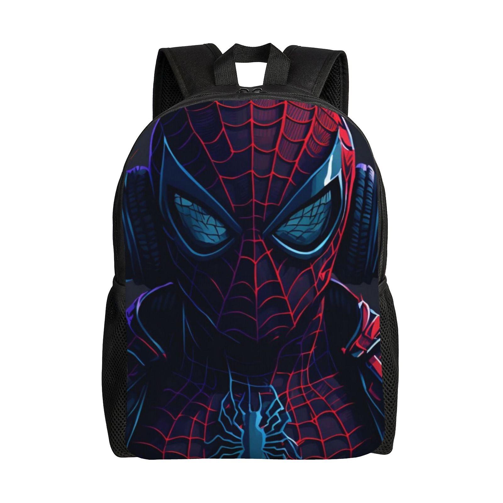 Miles Morales Backpack, Travel Laptop Backpack, Water Resistant College School Computer Bag, Durable