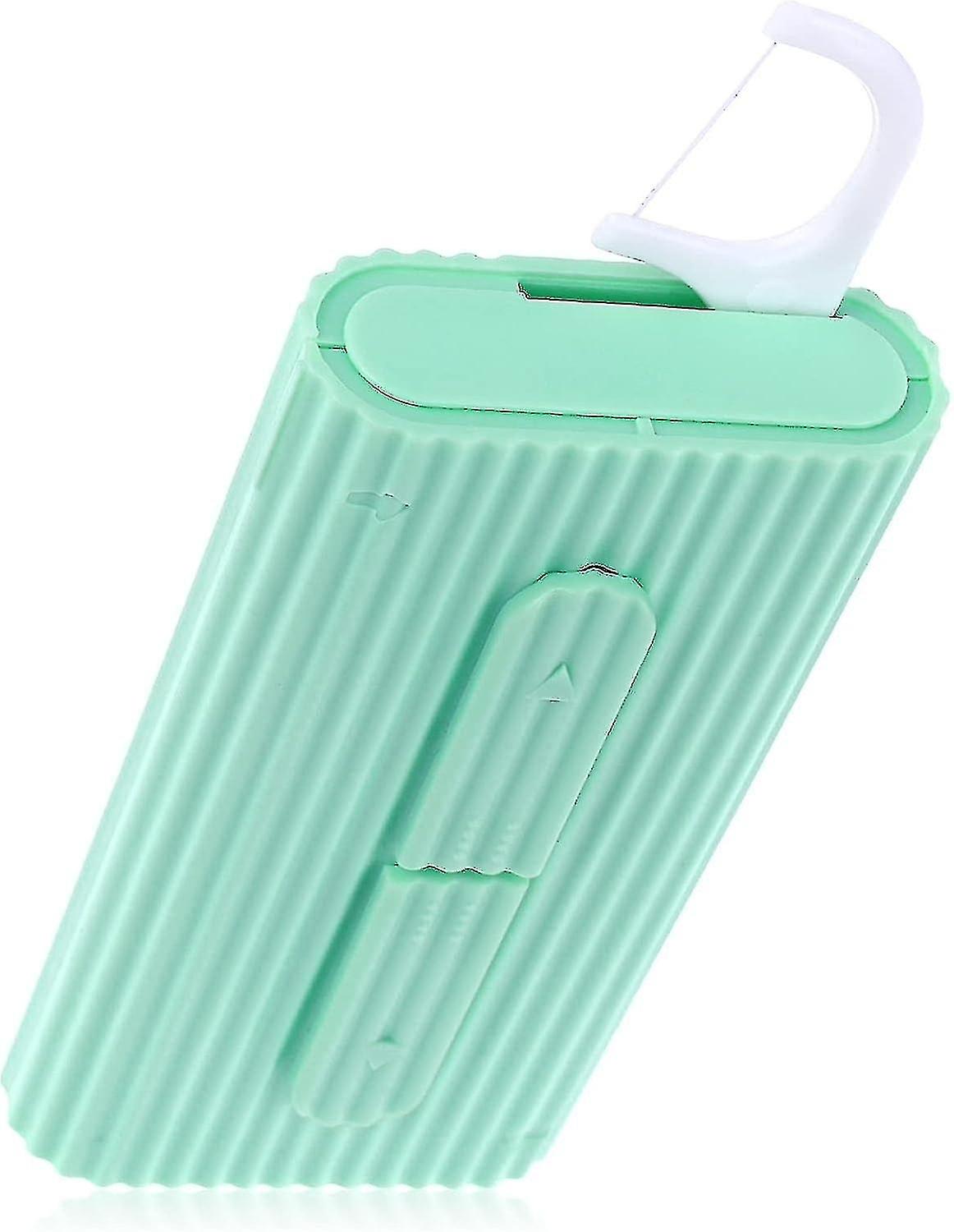 Automatic floss storage box floss dispenser refillable storage box with 10 pieces of dental floss