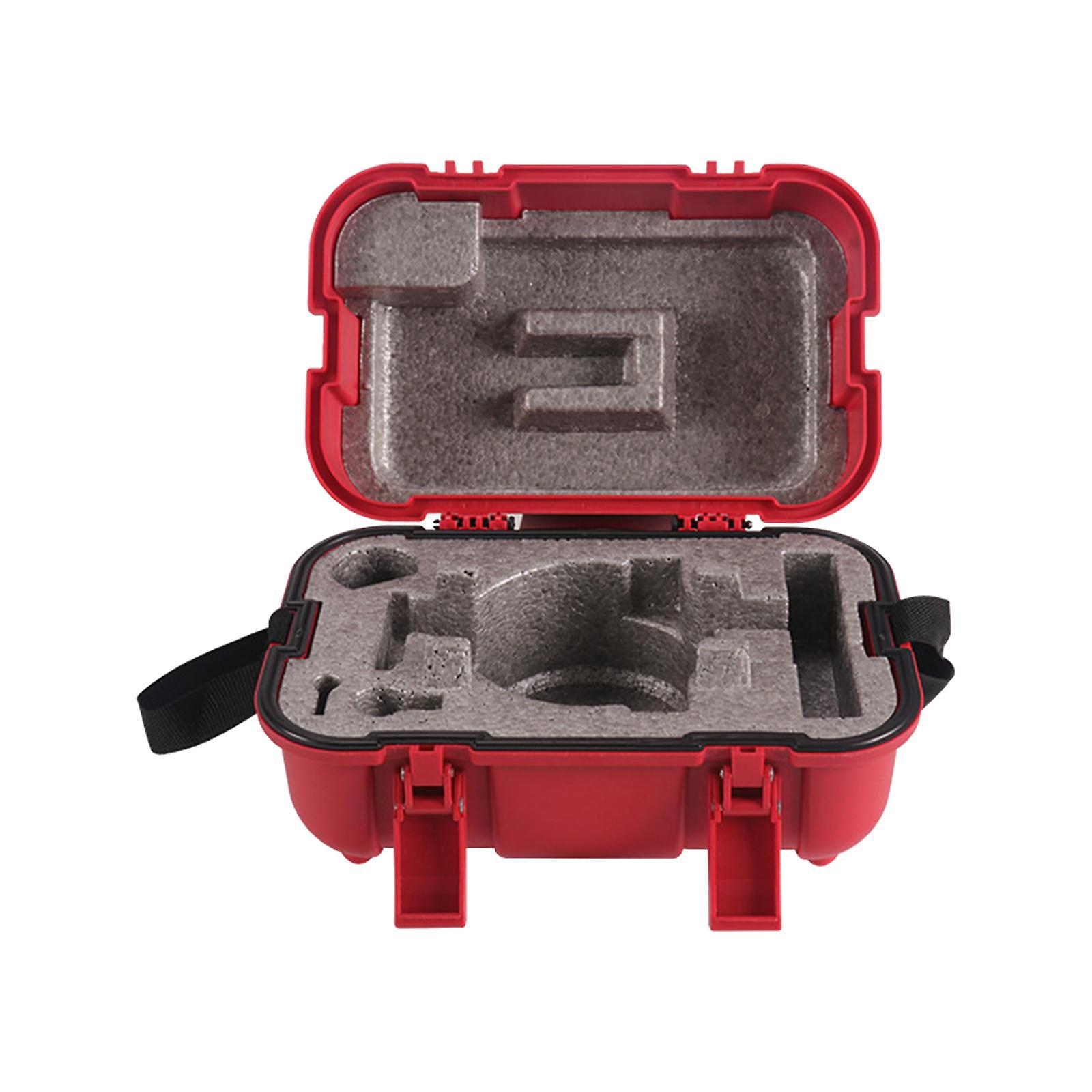 Surveying Instrument Box Sturdy Level Carrying Case for Theodolite Prism Set Red