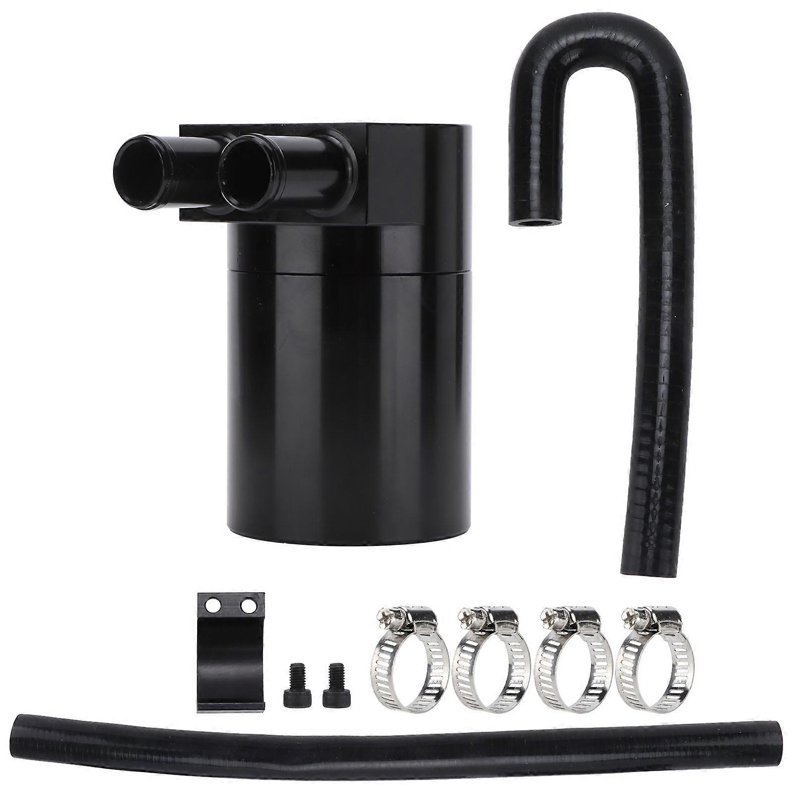 Double Baffled Oil Catch Can with Hoses for N54 335i 135i E90 E92 E82 (2006-2010)