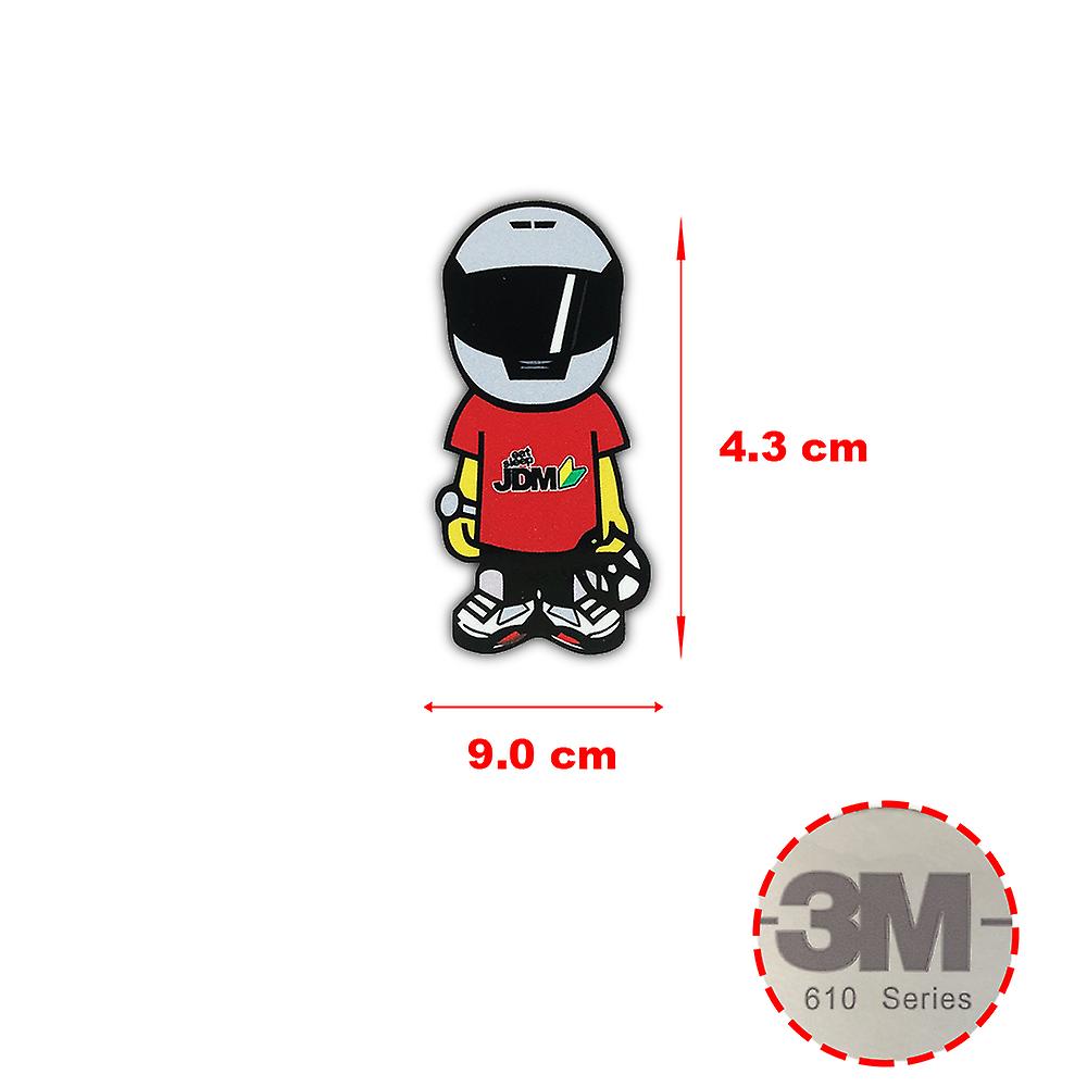 3m عاكس أوساكا Jdm نمط دراجة نارية ملصق خزان موتو هدية كيت سباق الجسم الجانب خوذة الملحقات ملصقات السيارات لهوندا
