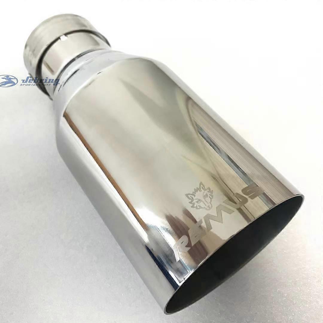 Flat edge Stainless steel Universal Automobile exhaust pipe Muffler Car accessorie modification tip