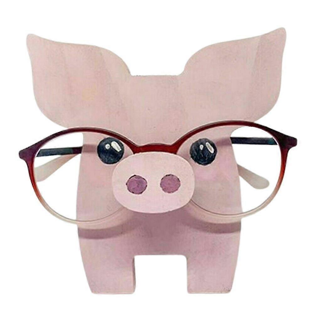 Keebgyy Cute Elephant Glasses Holder Stand - Resin Desktop Organizer For Eyeglasses & Sunglasses