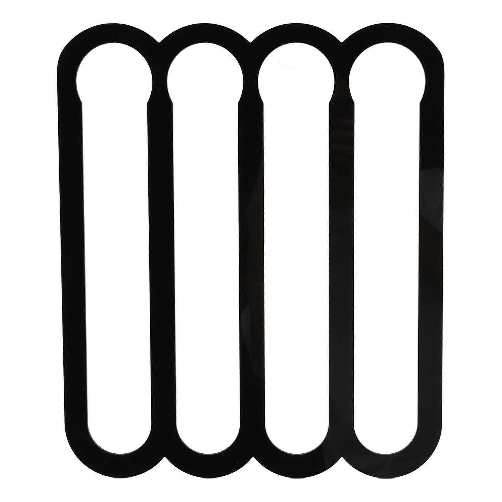 Porta capsule da parete compatibile con capsule VertuoLine, supporto per capsule da caffè montato verticalmente o orizzontalmente, nero