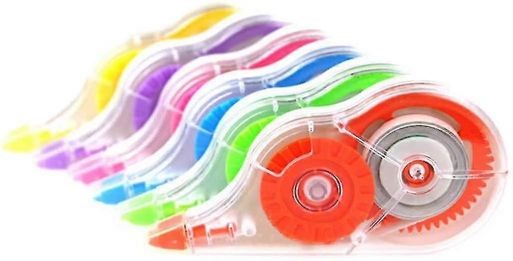 Correction Tapes, 6pcs Pocket Mouse Shape Correction Tape White Tape For Instant Corrections