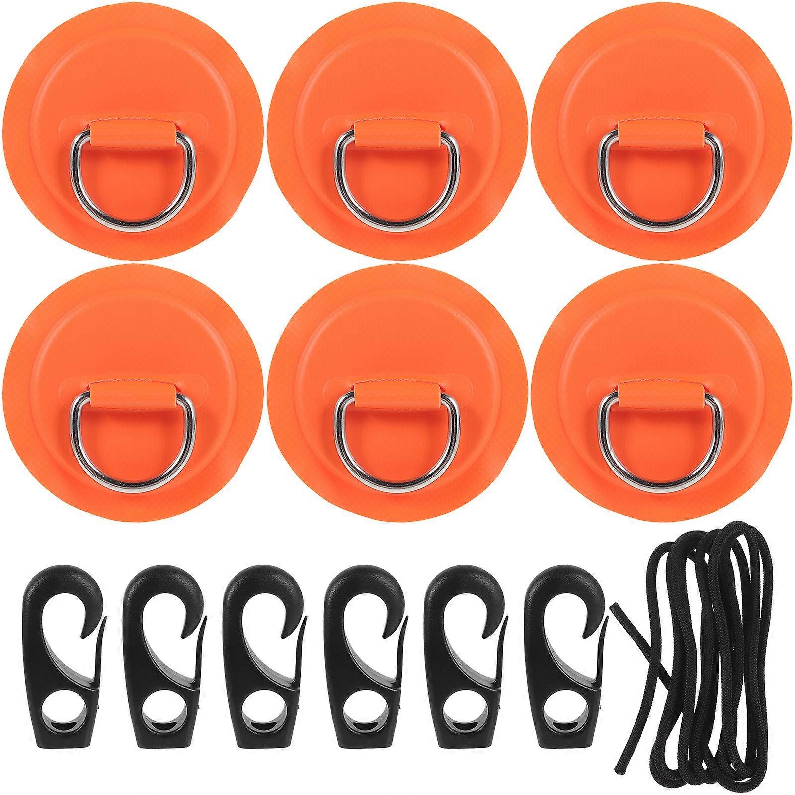 1 Kit of Practical Inflatable Boat D-ring Patches Kayak D-Ring Pads Kayak Accessories