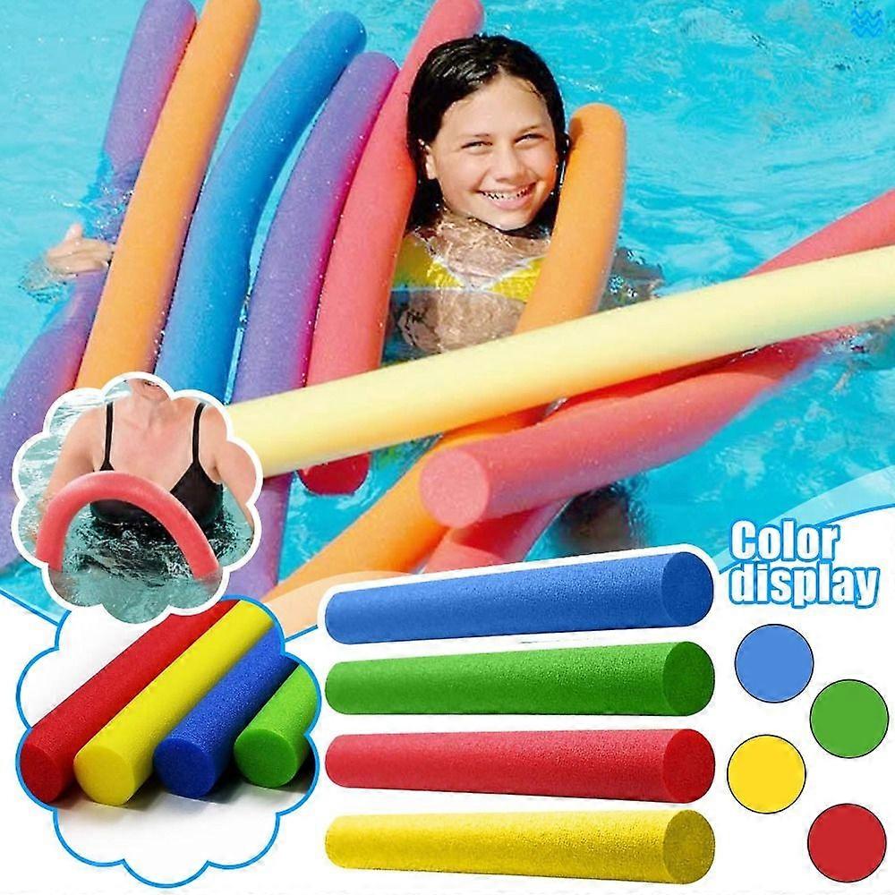 Opblaasbare Gebogen Zwembadnoedel - Comfortabele Float Voor Zwembad En Waterspel, Gestreept Design