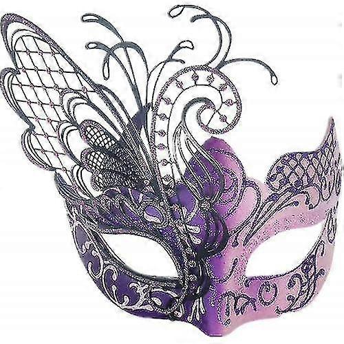 Masque de mascarade papillon vénitien