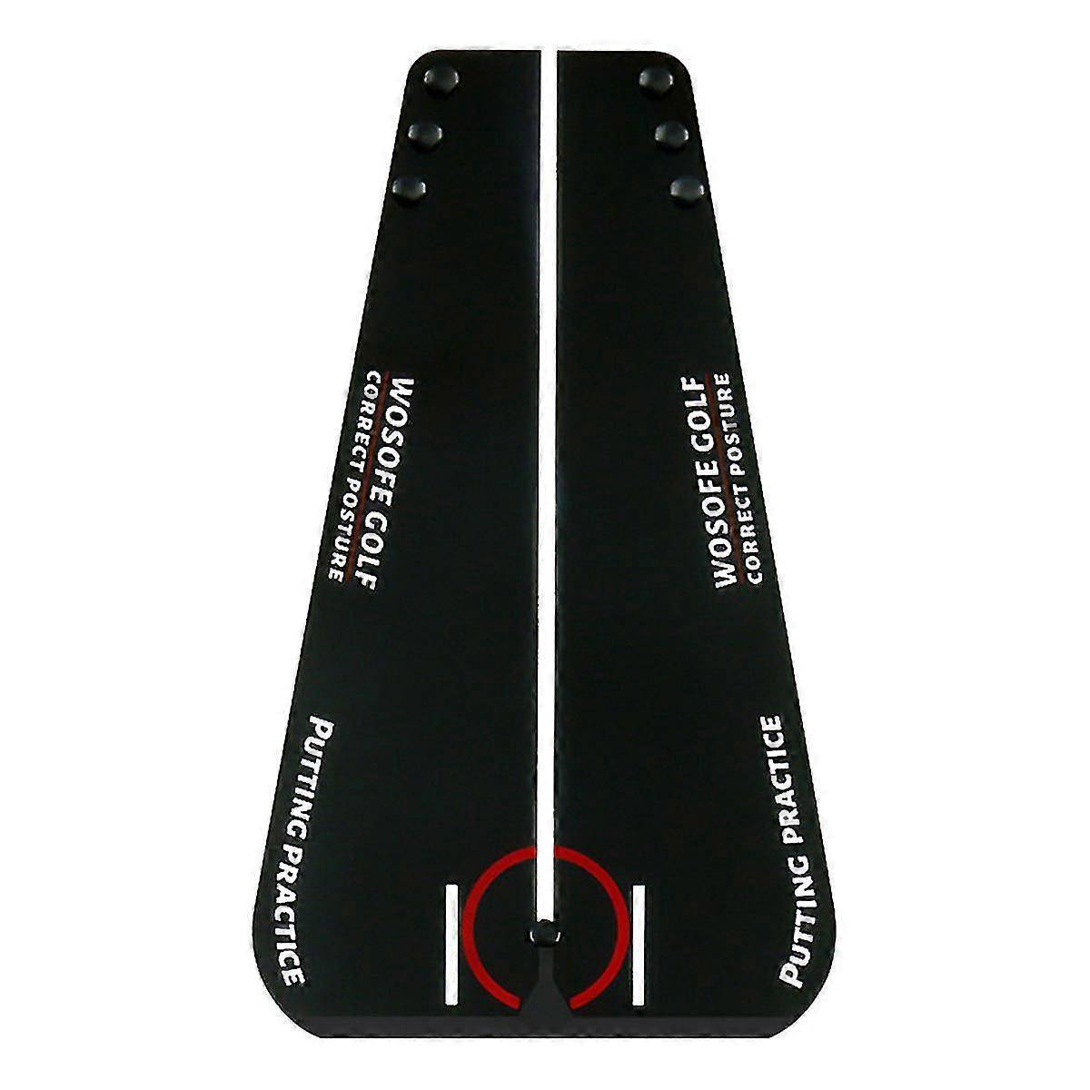 Portable Golf Putting Mirror Training Tools Golf Putting Alignment Swing Trainer Straight Practice Golf Training Aids