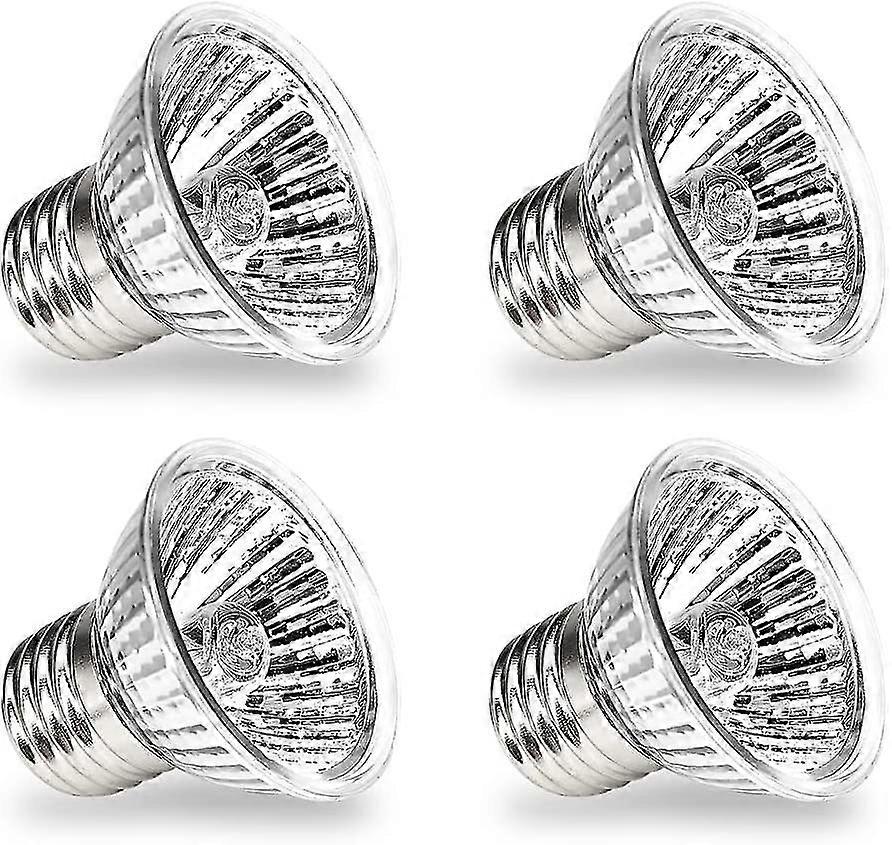 Tortoise Lamp Bulb,uva Uvb E27 Reptile Er Bulb Lamp For Reptile Rium Spectrum Halon Bulb 4pcs (50w)