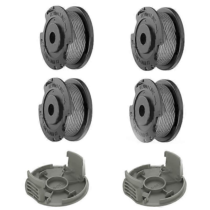 Ensemble de bobines et de couvercles de rechange INF pour Bosch Easy GrassCut 4-Pack