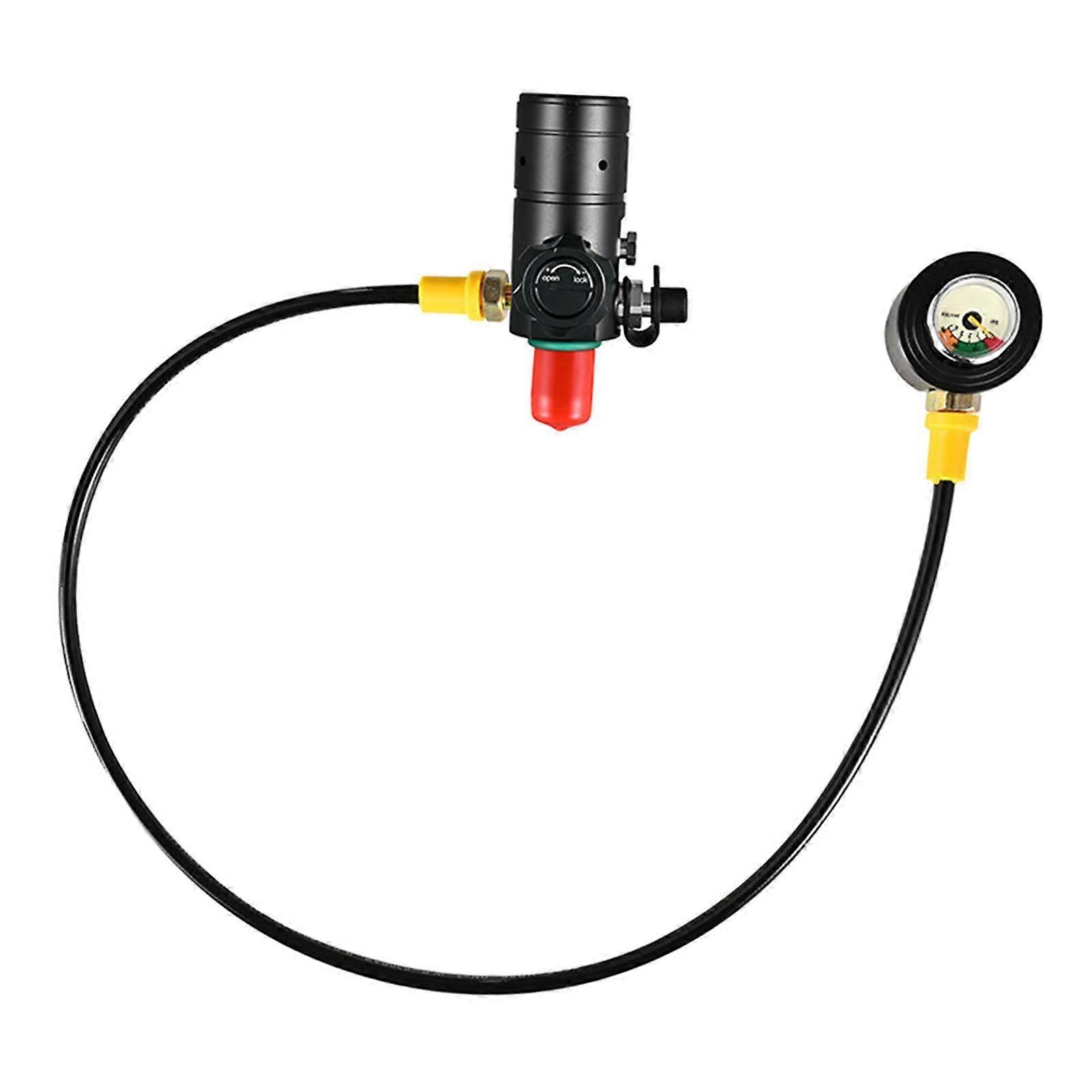 Regulator de scufundări First Stage Safe Scuba Diving Echipament practic de înlocuire Negru
