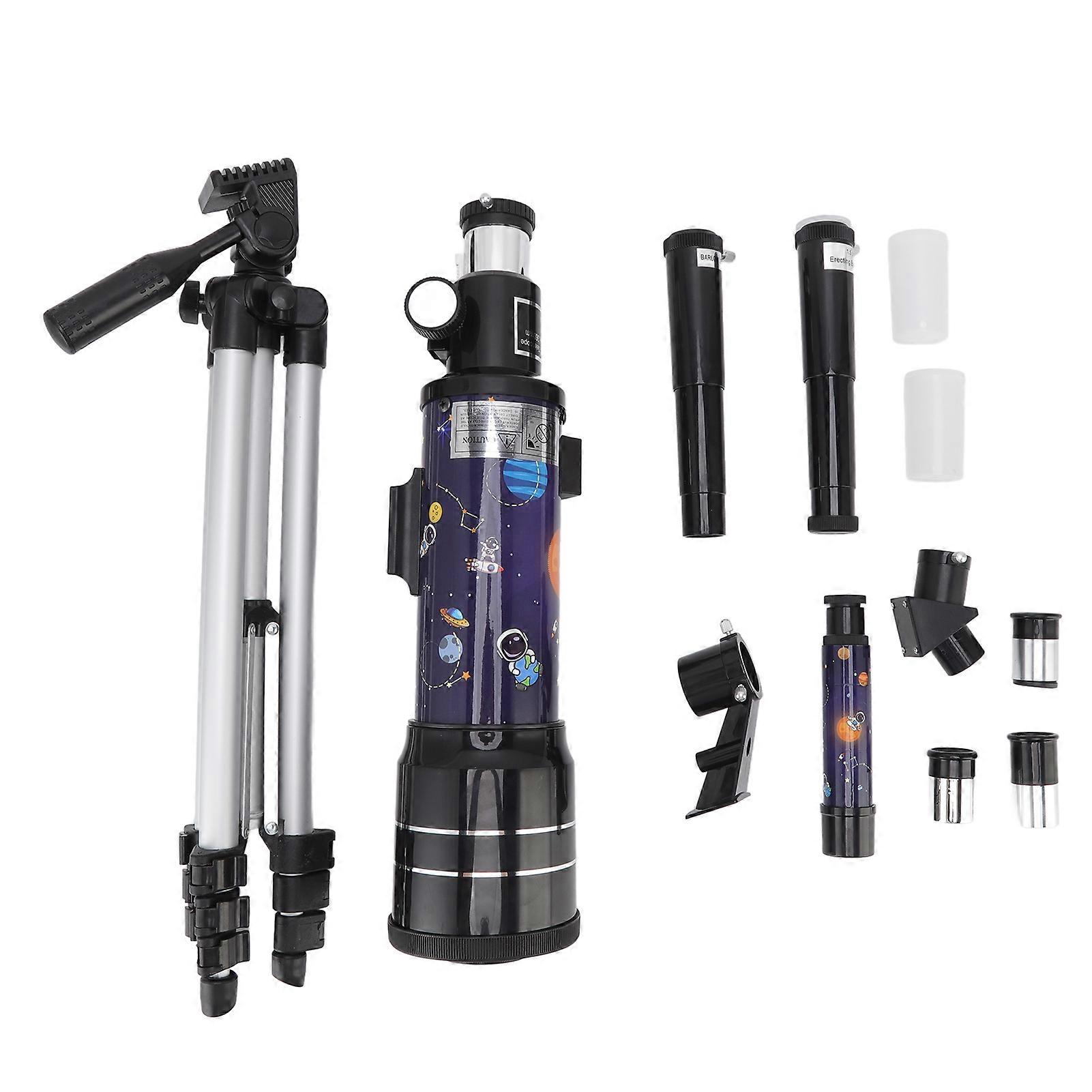 Kids Telescope 90X Magnification 70mm Aperture Easy Assembly Wide Application Astronomical Telescope for Kids