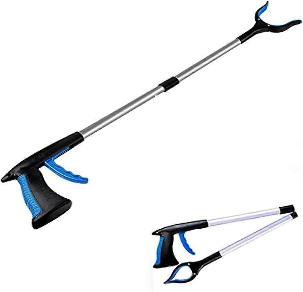 Pick Up Tool, Grabber Tool, Grabber Clamp, Foldable Extension Clamp, Metal Grabber Helper Tool For Garbage, Garden, Beach, Swimming Pool, Elderly, Dis