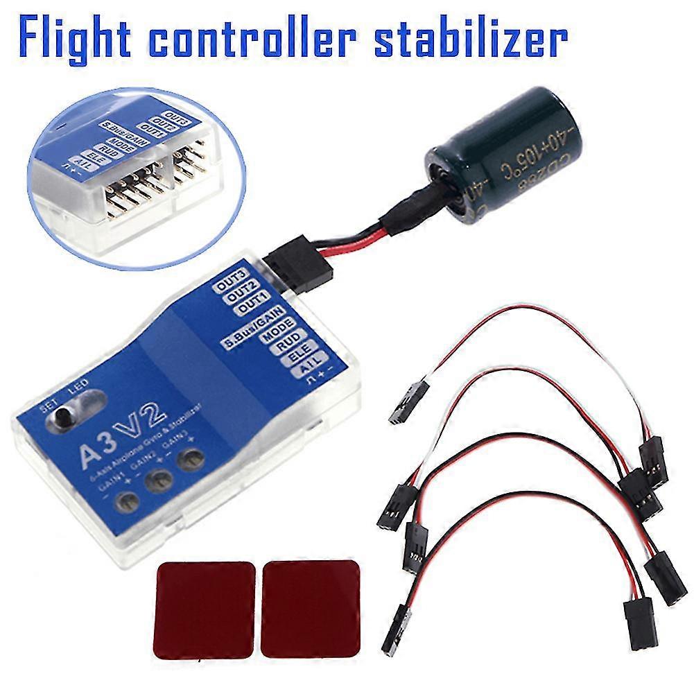 A3 V2 Flight Control Controller Stabilizer System For Rc Plane Fixed Wing