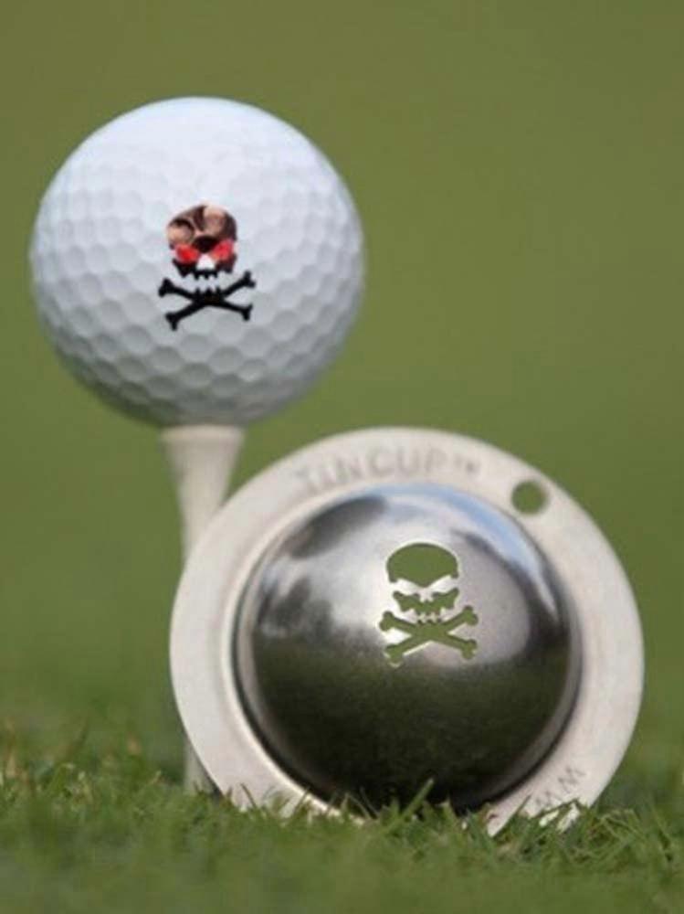 Jolly Roger Tin Cup Golf Ball Custom Marker Alignment Tool
